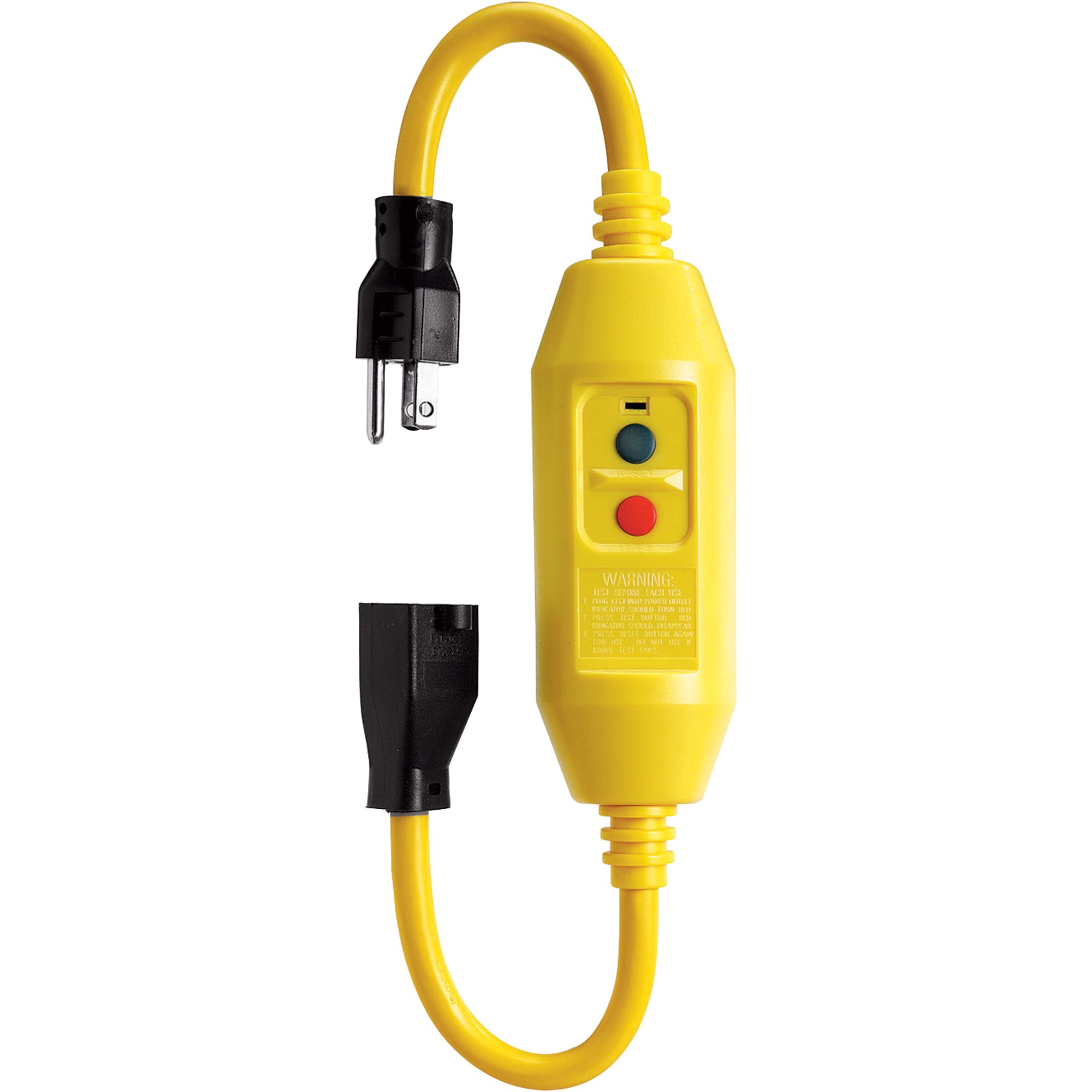 Inline GFCI Cord — 18in. Northern Tool